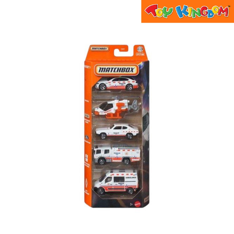 Matchbox 5-Pack Assortments Die-cast Toy Cars