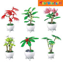 Sluban Pleyerid Potted Plants Tropical Creative Life Bricks
