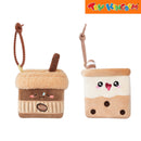 SquarePals Beverage District Collection Squishy Keychain Bag Charm 7cm