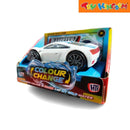 Teamsterz Colour Change Dodge Viper Car White 4 inch Die-cast