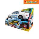 Teamsterz Colour Change Police Car White 4 inch Die-cast