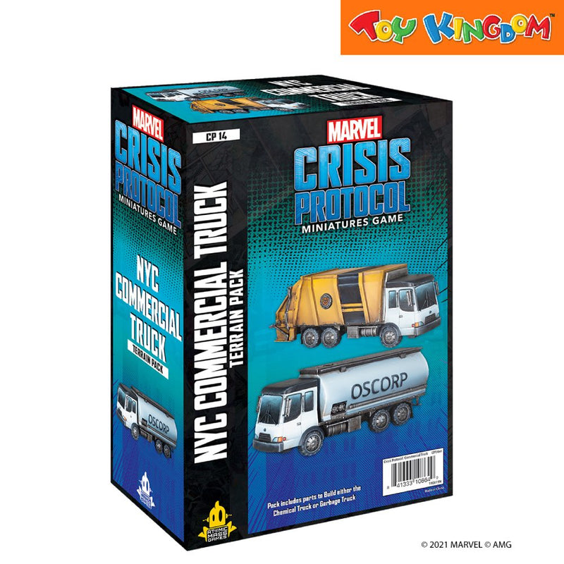 Marvel Crisis Protocol NYC Commercial Truck Terrain Pack Tactical Miniatures Game