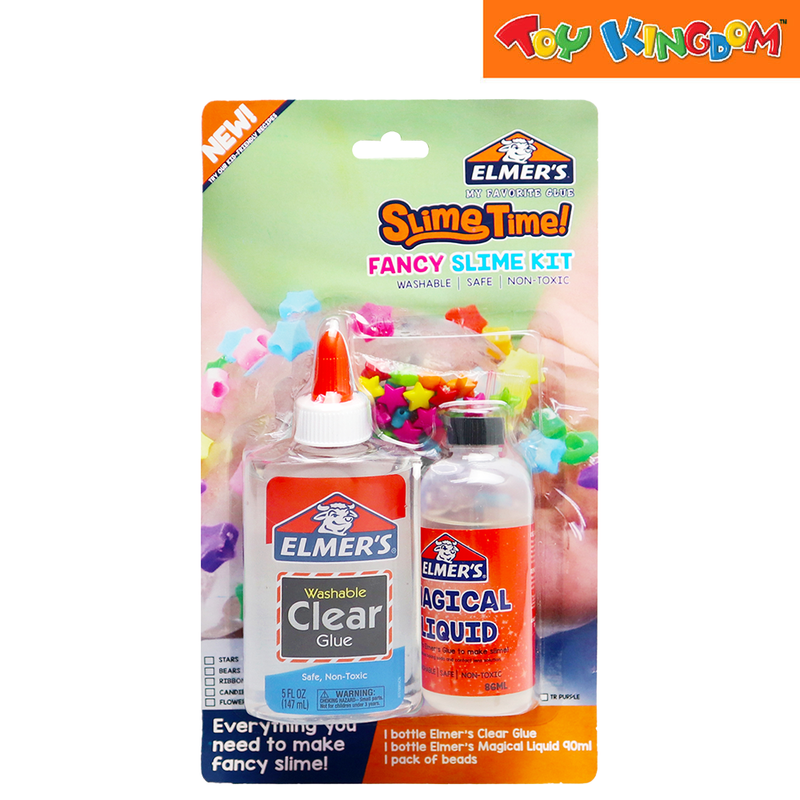 Elmer's Slime Time! Clear Fancy Slime Kit