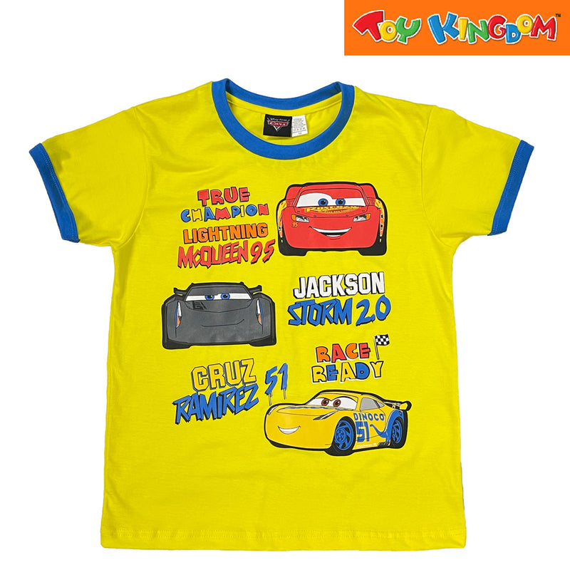 Disney Cars True Champion Yellow T-Shirt