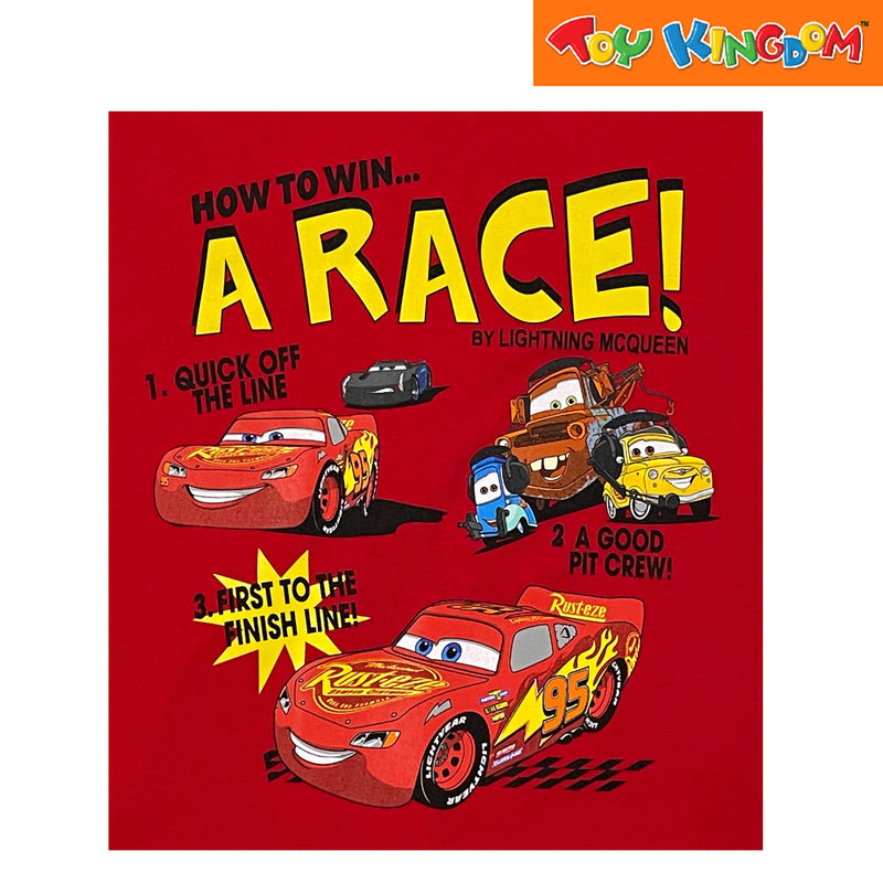 Disney Cars Win A Race Red T-Shirt