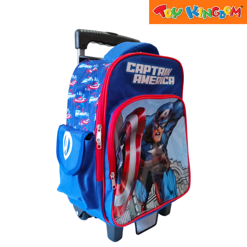 Marvel Avengers Captain America Blue 14 inch Backpack Trolley Set