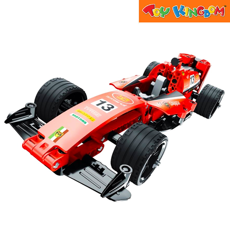 IM.Master Pull Back F1 Car Red 150pcs Building Blocks