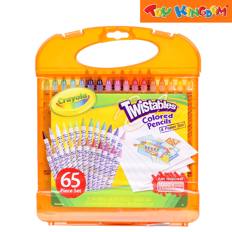 Crayola Twistable Colored Pencils and Paper Set