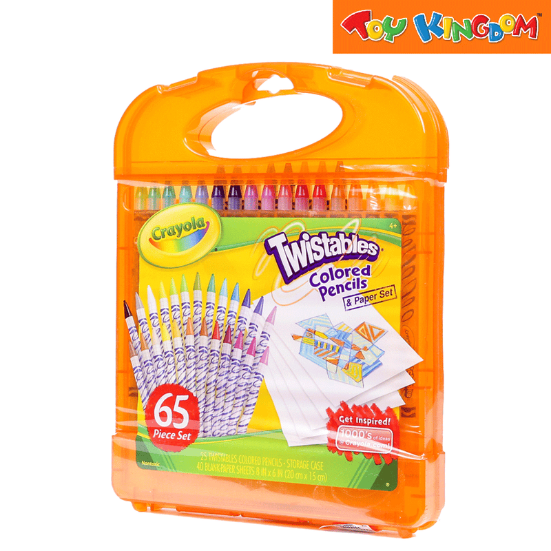 Crayola Twistable Colored Pencils and Paper Set
