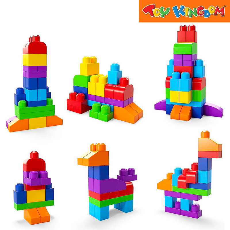 Megabloks 60 Pcs Big Building Bag Classic Toy Kingdom