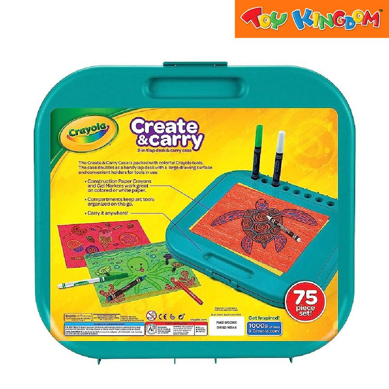 Crayola Create & Carry 2-in-1 Lap Desk & Carry Case