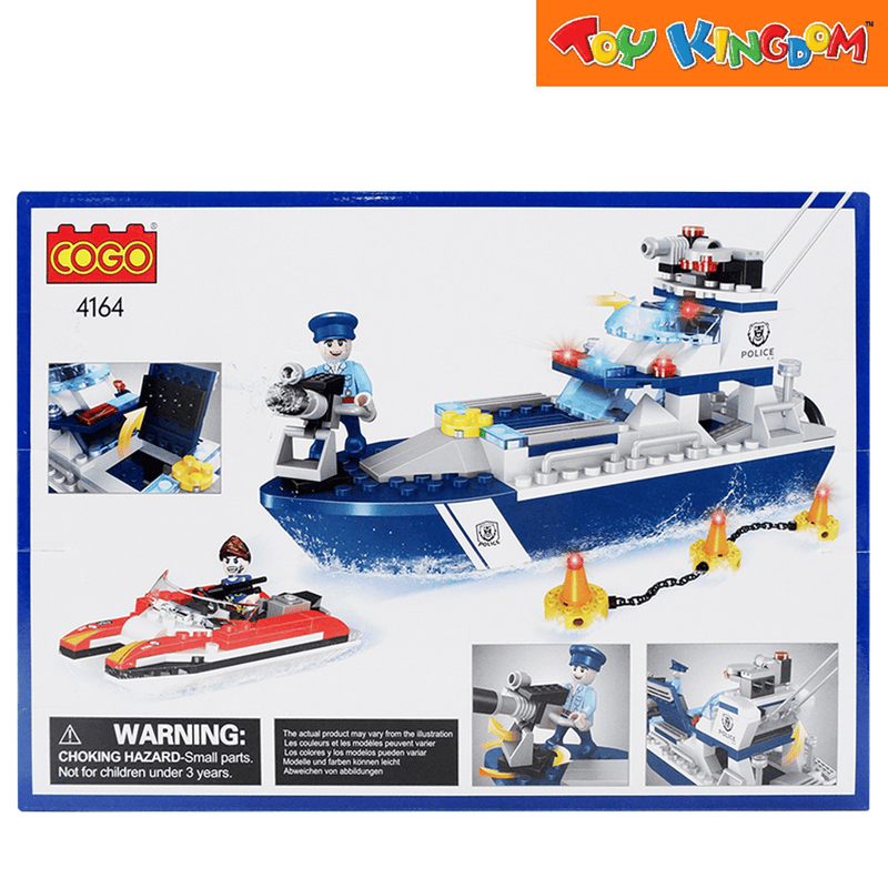 Cogo Police Patrol Ship 285 pcs Building Blocks