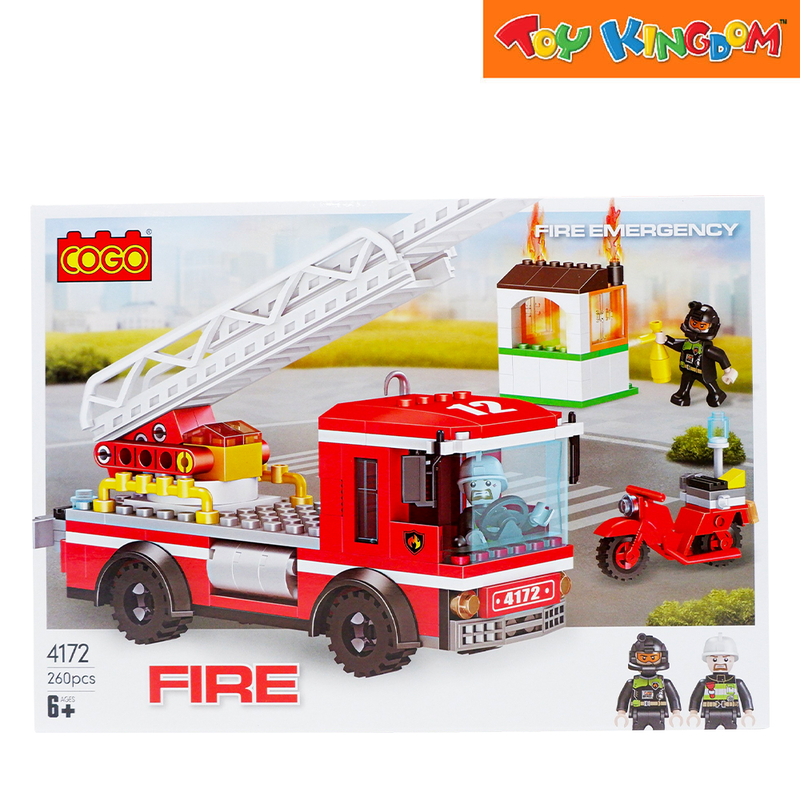 Cogo 4172 Fire Emergency 260 pcs Building Blocks