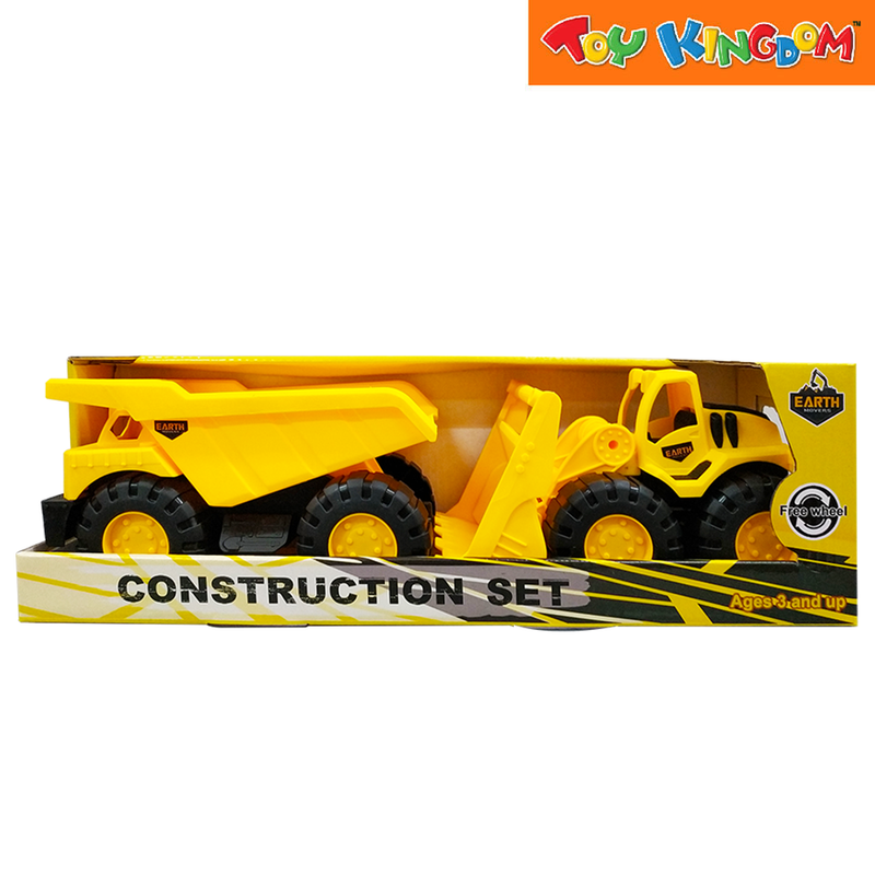Earth Movers Dump Truck & Loader Construction Vehicles Set