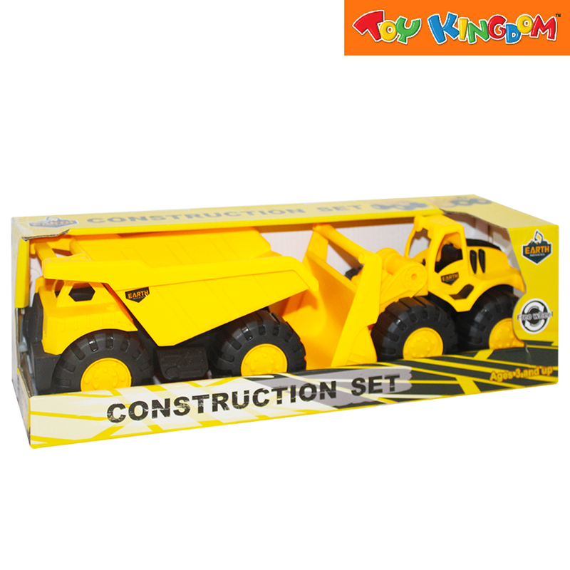 Earth Movers Dump Truck & Loader Construction Vehicles Set