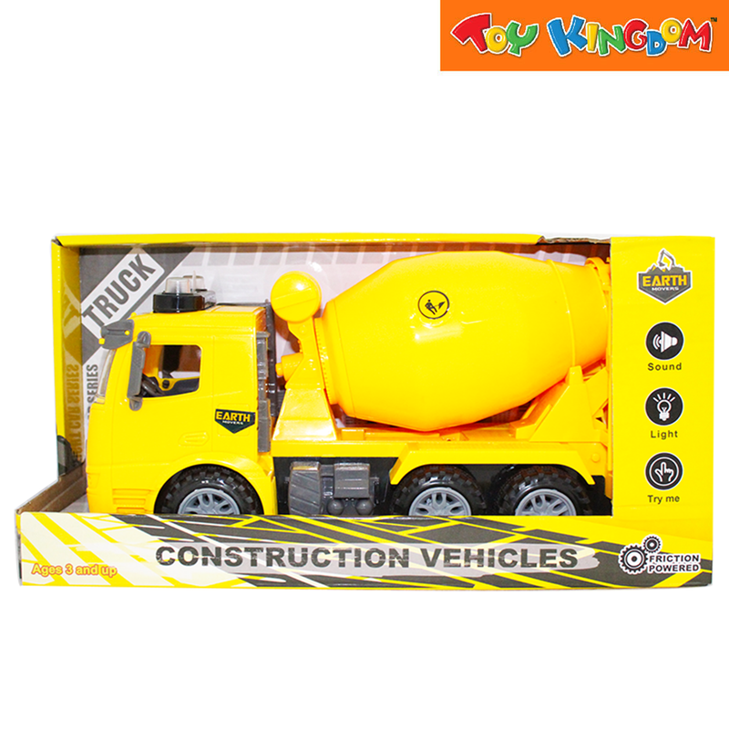 Earth Movers Mixer Construction Vehicle