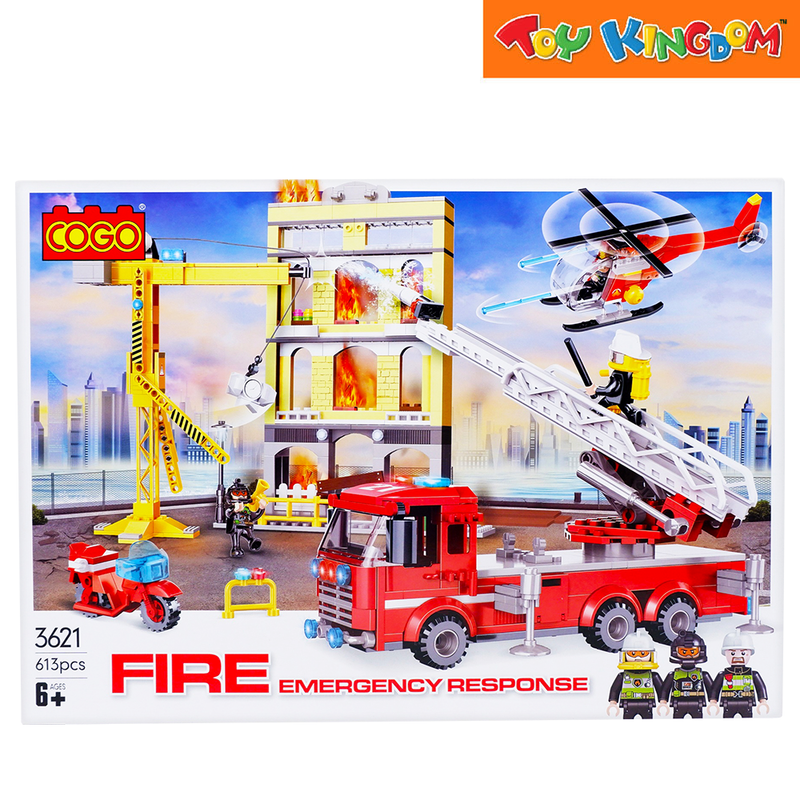 Cogo Fire Emergency Response 613 pcs Building Blocks