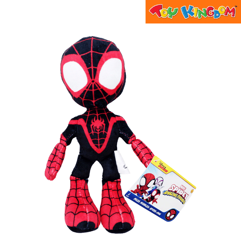 Disney Jr. Marvel Spidey and His Amazing Friends Miles Morales Little Plush