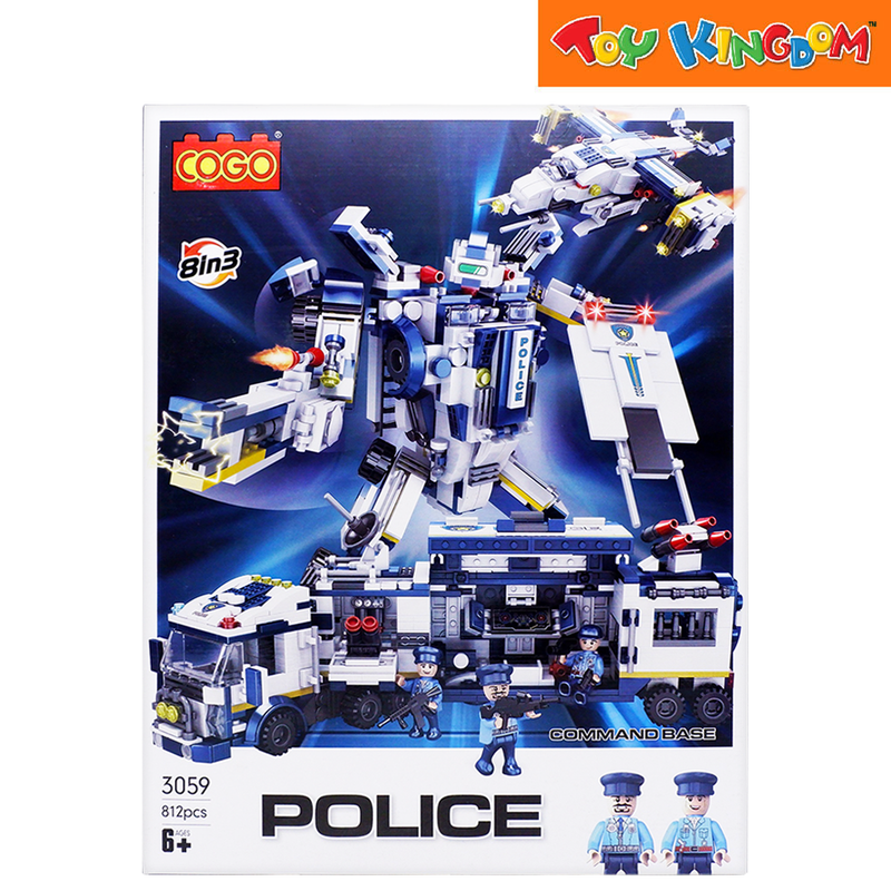 Cogo 3059 Police 812 Pcs Blocks