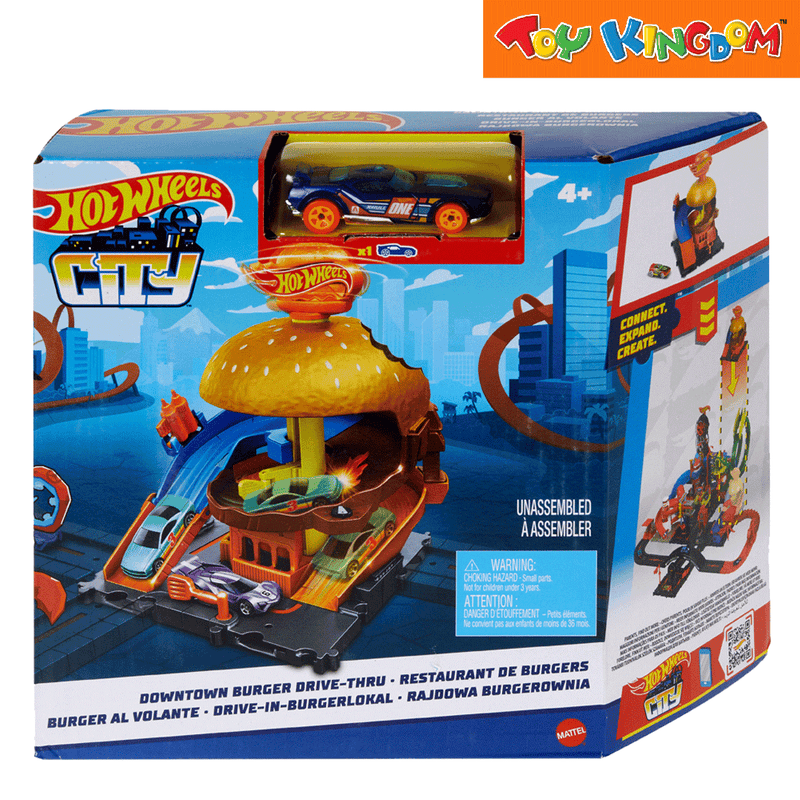 Hot Wheels City Burger Blitz Playset