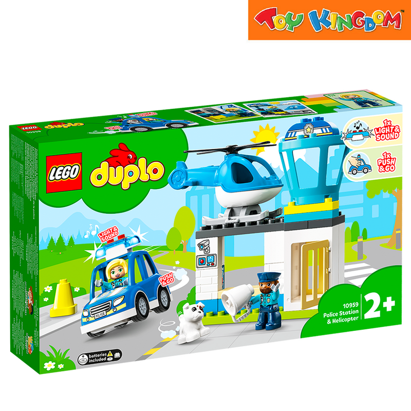 Lego 10959 Duplo Police Station & Helicopter 40 pcs Building Blocks