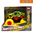 Dream Machine Monster Machine Green Pull-back Powered Vehicle