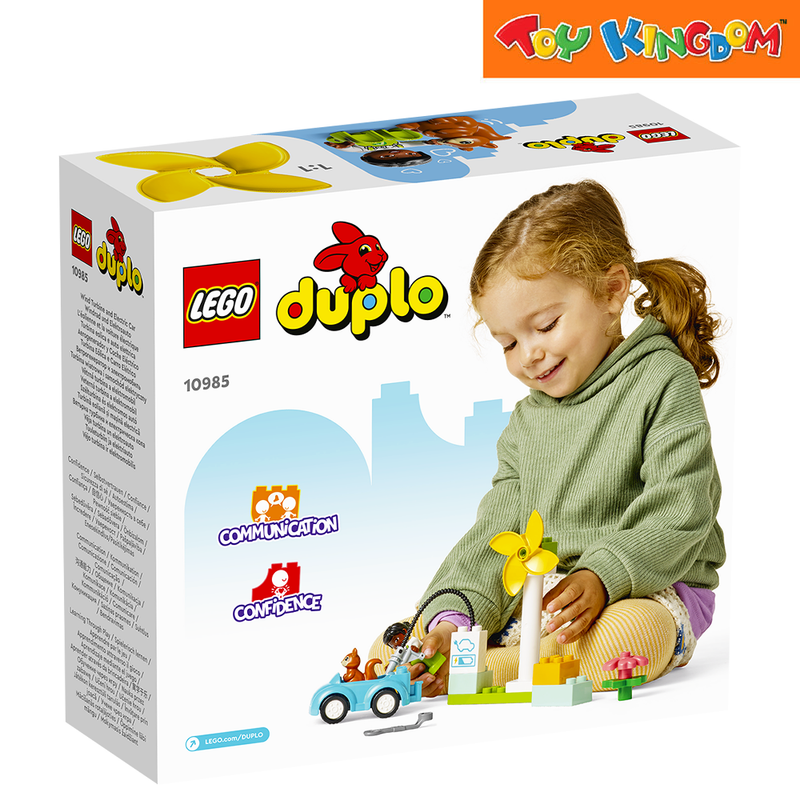 Lego 10985 Duplo Wind Turbine and Electric Car 16 pcs Building Blocks