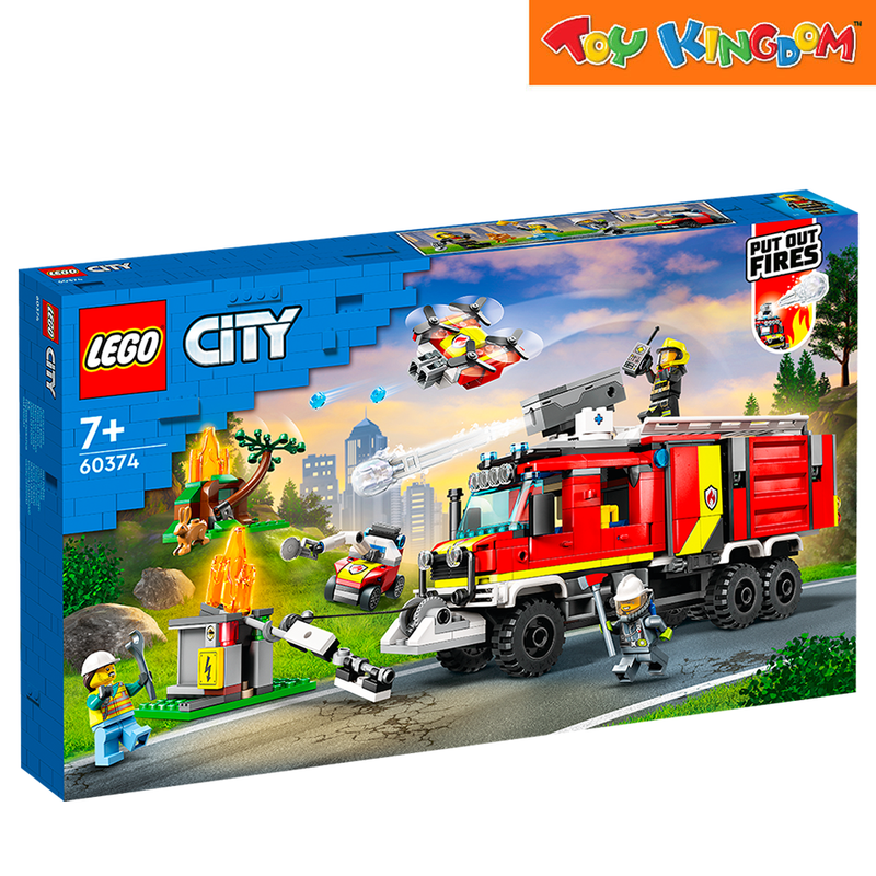 Lego 60374 City Fire Command Truck 502 pcs Building Blocks
