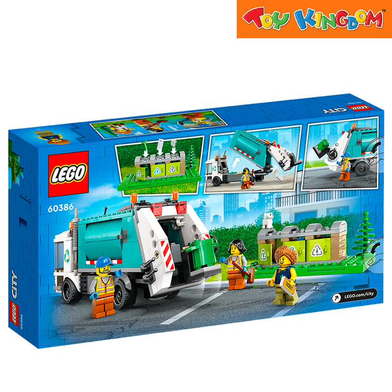 Lego 60386 City Recycling Truck 261 pcs Building Blocks