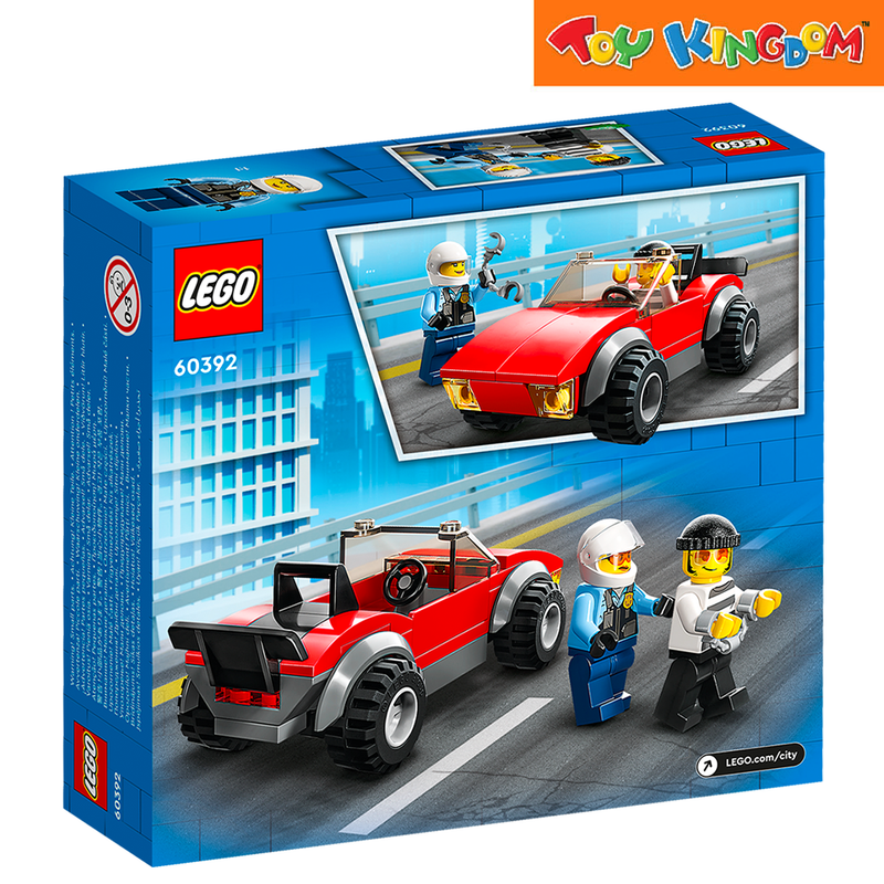 Lego 60392 City Police Bike Car Chase 59 pcs Building Blocks