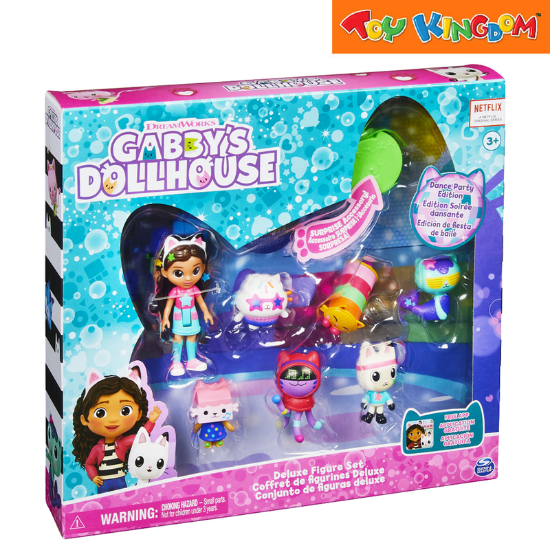 Gabby's Dollhouse Dance Party Theme Deluxe Figure Set