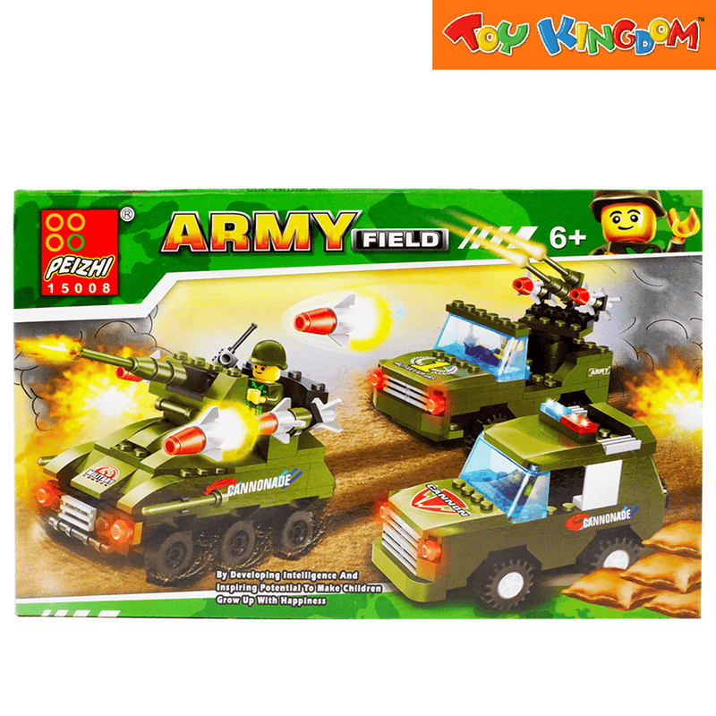 Peizhi Blocks Army Field Car 110 pcs Building Set