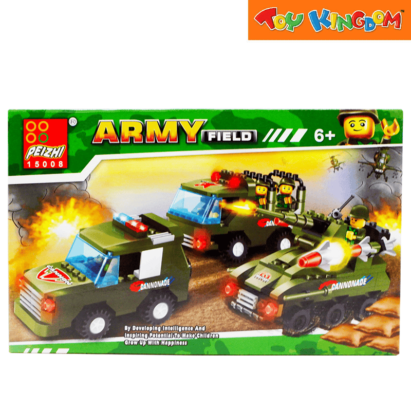 Peizhi Blocks Army Field Car 120 pcs Building Set