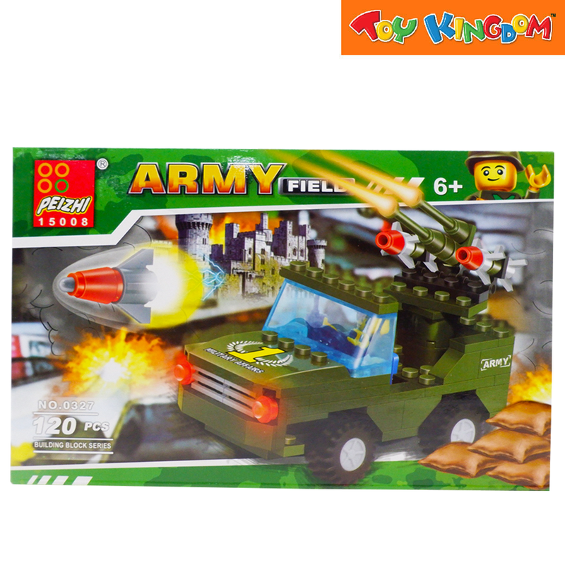 Peizhi Blocks Army Field Car 120 pcs Building Set