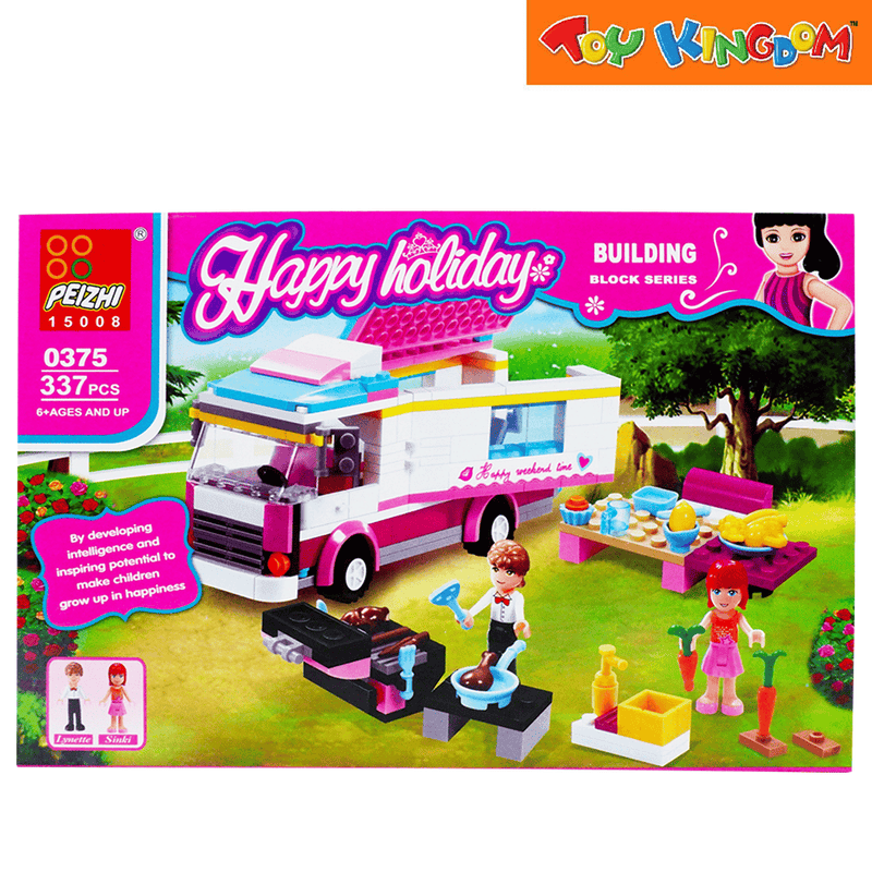 Peizhi Blocks Happy Holiday Camper 337 pcs Building Set