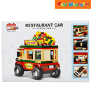Pingao Blocks Restaurant Car Pizza Cart 362 pcs Building Set