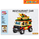 Pingao Blocks Restaurant Car Pizza Cart 362 pcs Building Set