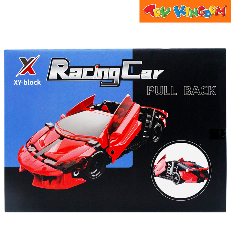 XY Blocks Racing Car Red 300 pcs Building Set
