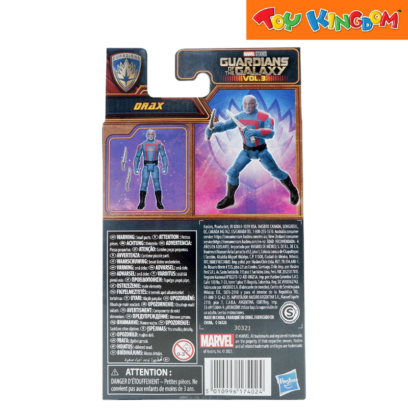Marvel Guardians of the Galaxy Epic Hero Series Vol. 3 Drax Action Figure