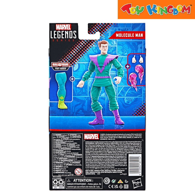 Marvel Avengers Legend Series Build-A-Figure Puff Adder Molecule Man Action Figure
