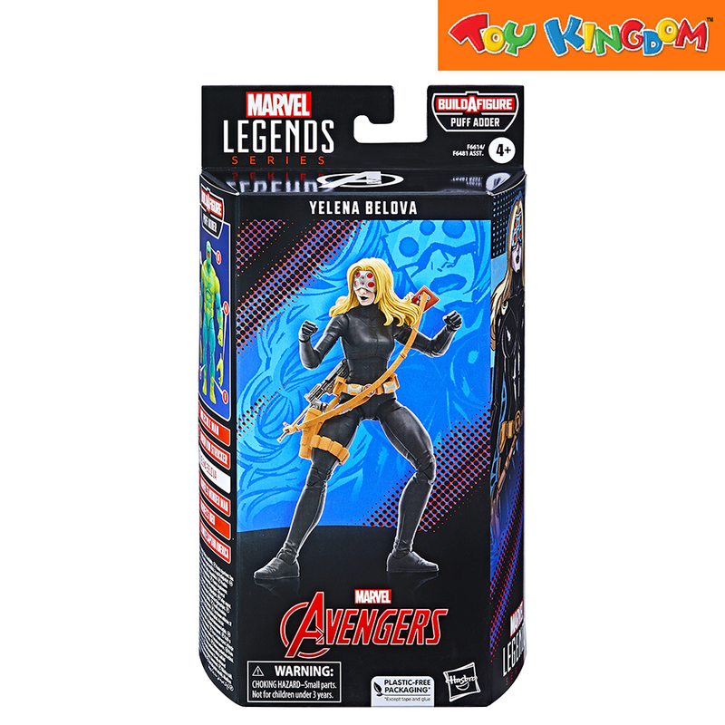 Marvel Avengers Legend Series Build-A-Figure Puff Adder Yelena Belova Action Figure