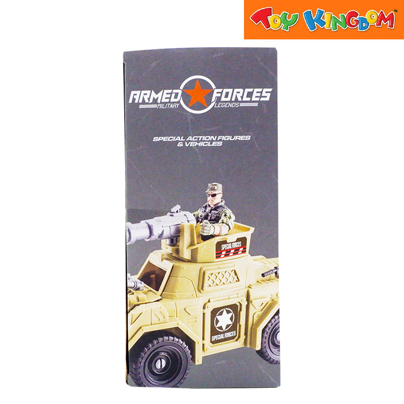 Dream Machine Armed Forces Military Legends Vehicle with Figures