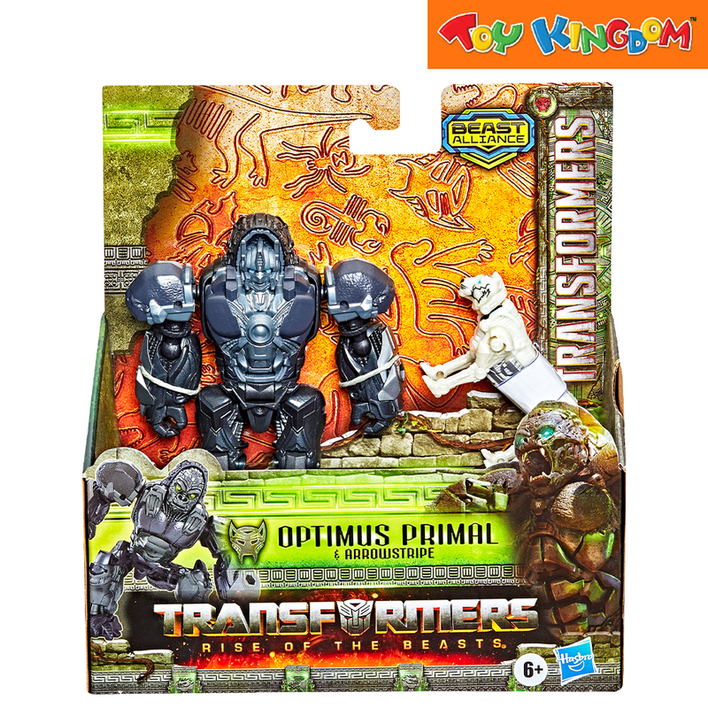 Transformers Rise Of The Beasts Beast Alliance Optimus Primal & Arrowstripe Action Figure