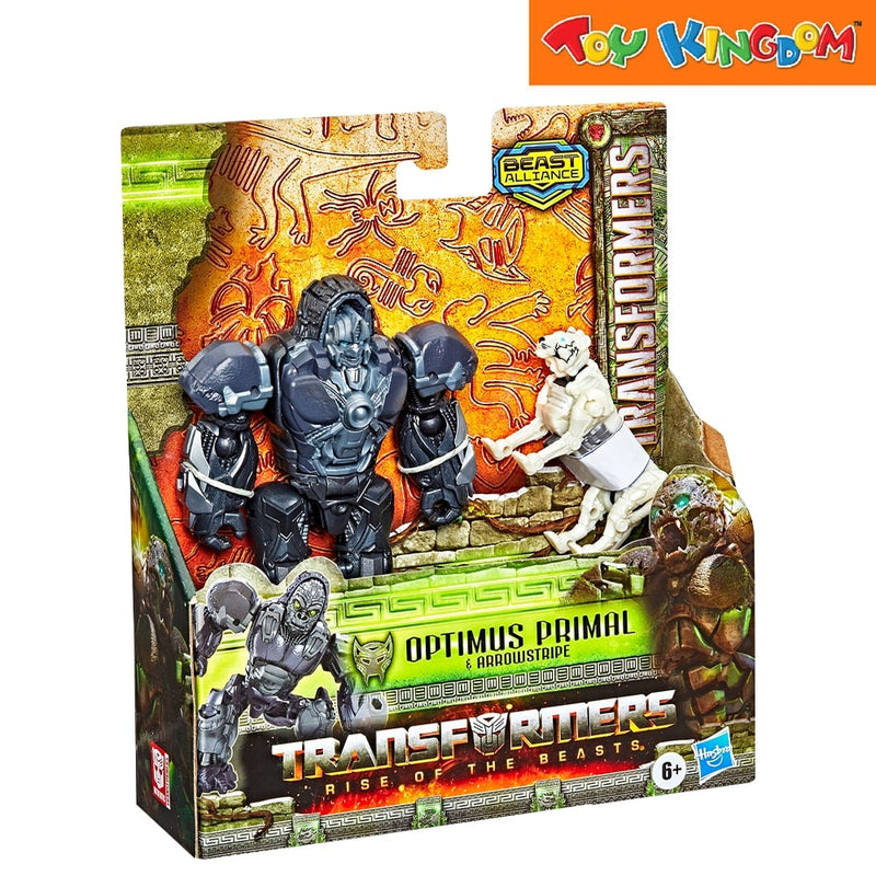 Transformers Rise Of The Beasts Beast Alliance Optimus Primal & Arrowstripe Action Figure