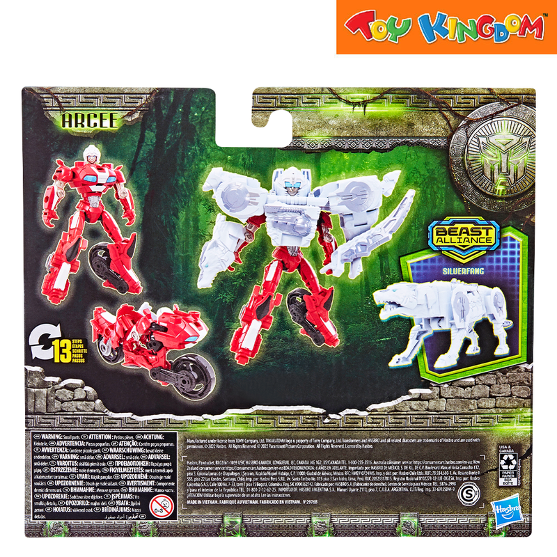 Transformers Rise Of The Beasts Beast Alliance Arcee & Silver Fang Action Figure