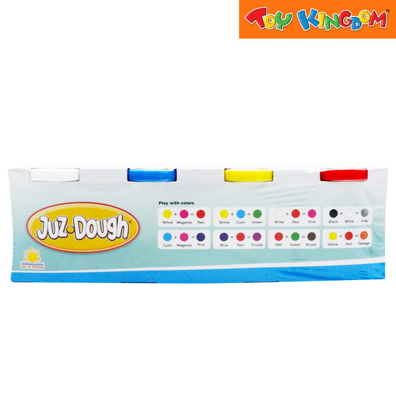 Juzdough Under The Sea (#26 Red, #06 Yellow, #39 Blue, #23 White) 4 Packs