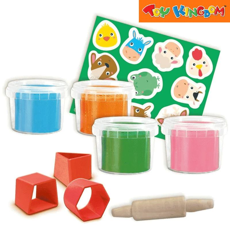 SES Creative My First Dough Shape Stacking Animals Playset