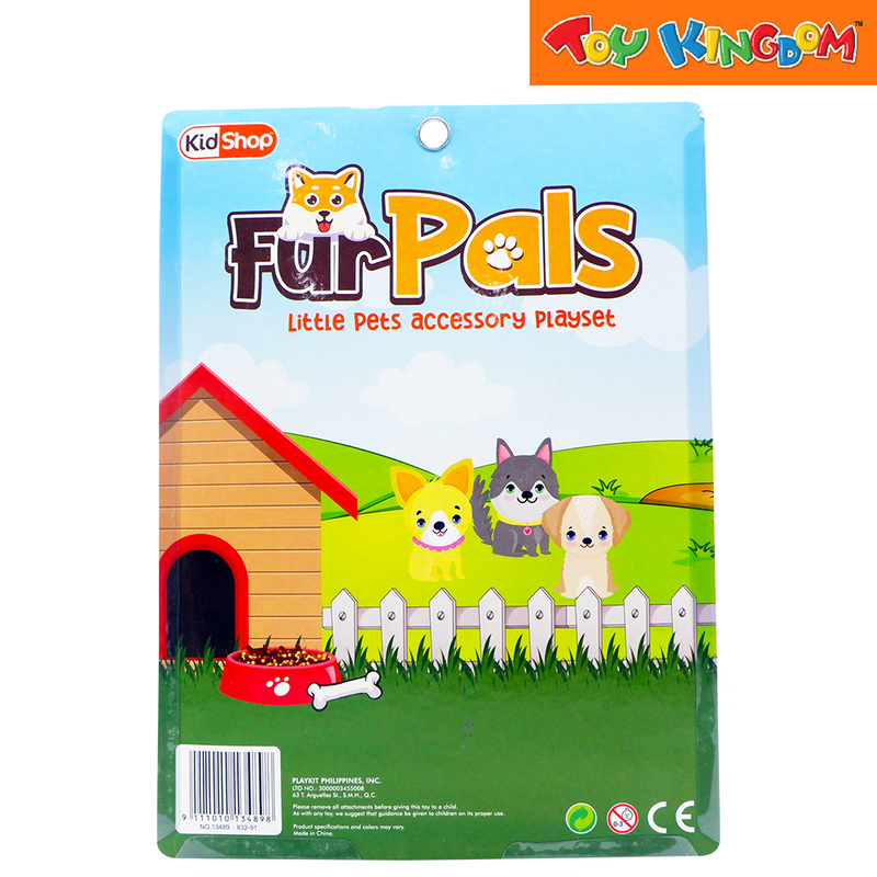 KidShop Fur Pals Little Pets Accessory Grey Cat Playset