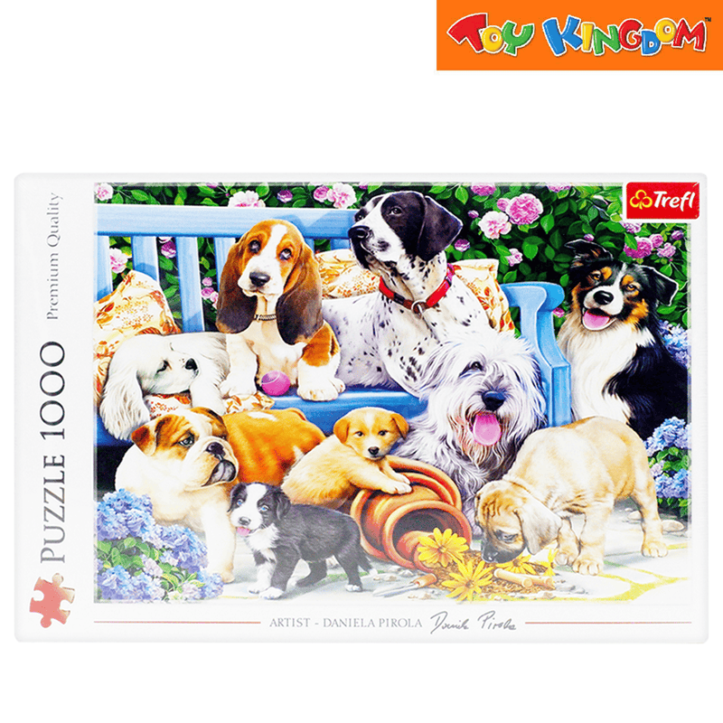 Trefl Dogs In The Garden 1000pcs Jigsaw Puzzles
