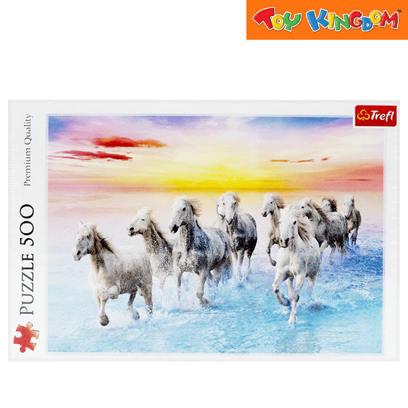 Trefl Galloping White Horses 500pcs Jigsaw Puzzles